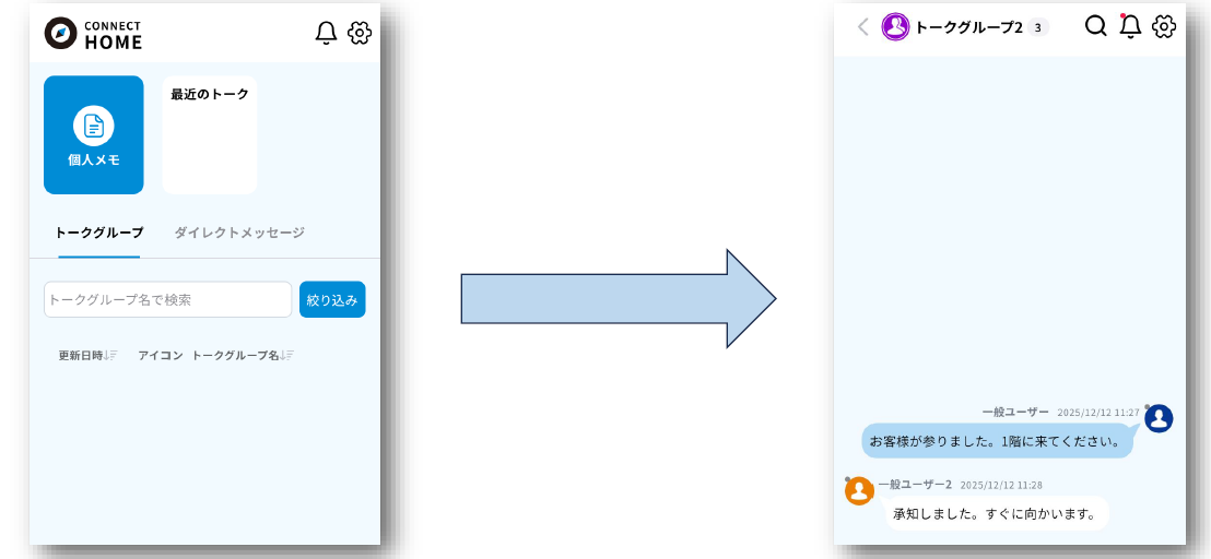 ボイットコネクト画面イメージ